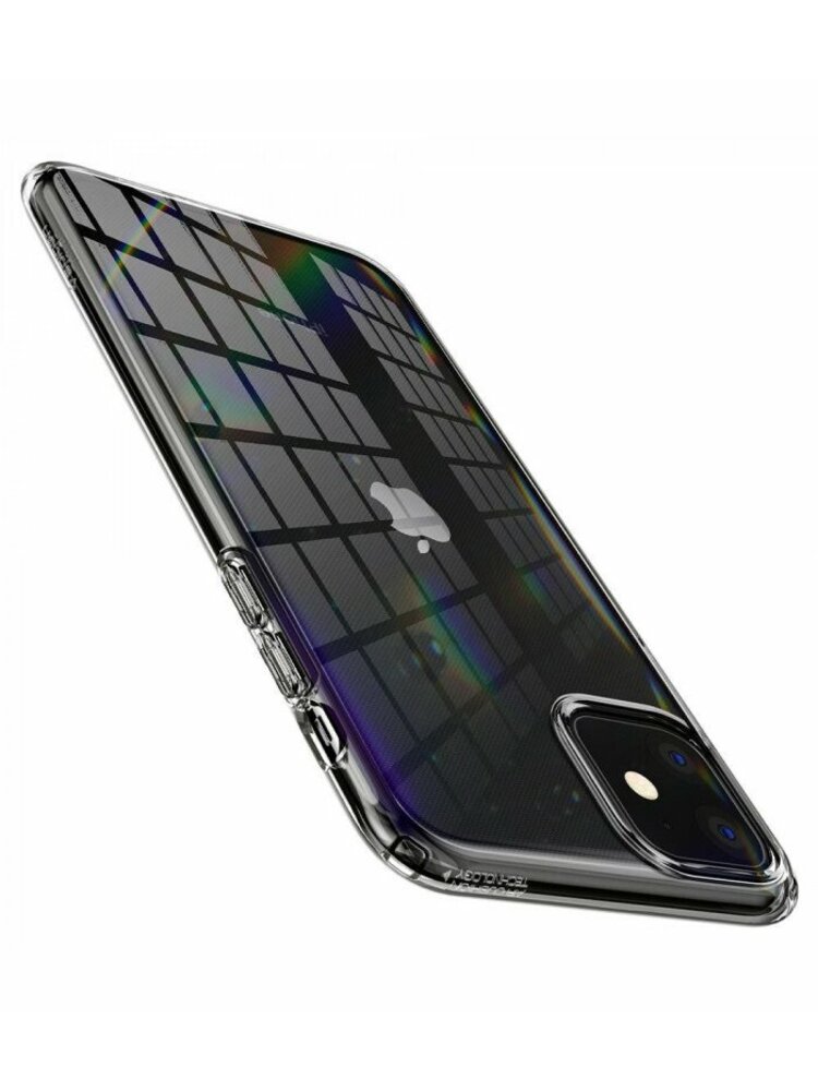 SPIGEN LIQUID CRYSTAL IPHONE 11 CRYSTAL CLEAR,  Dėklas telefonui iPhone 11