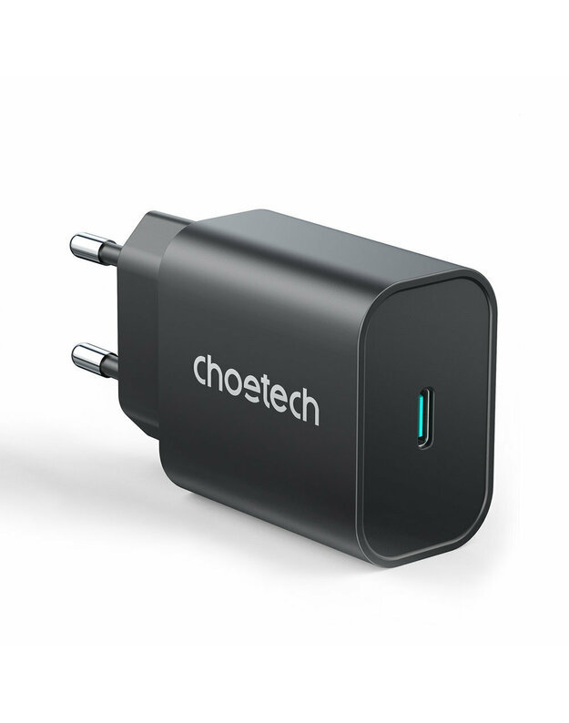„Choetech Fast USB Type C Charger“ 25 W PPS PD Black (PD6003)