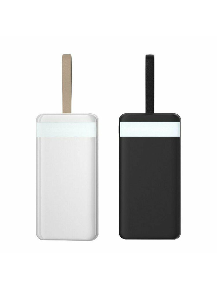 Dudao Powerbank 30000 mAh 3x USB su LED lempute 10W juoda (K8s+ black)