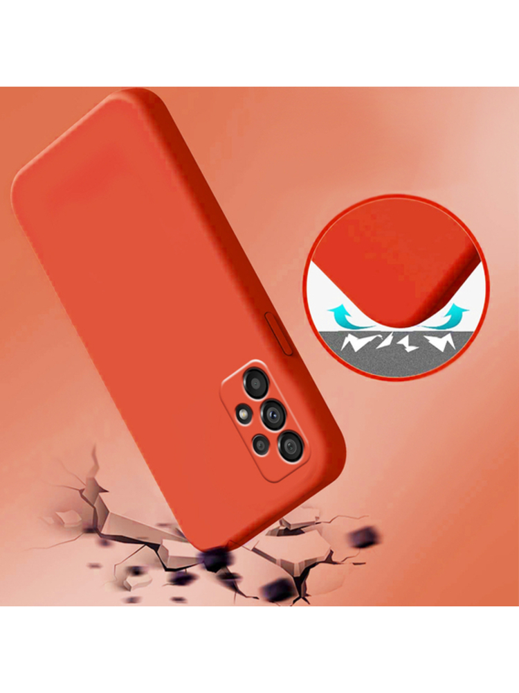 Dėklas Samsung Galaxy A13 4G raudonas