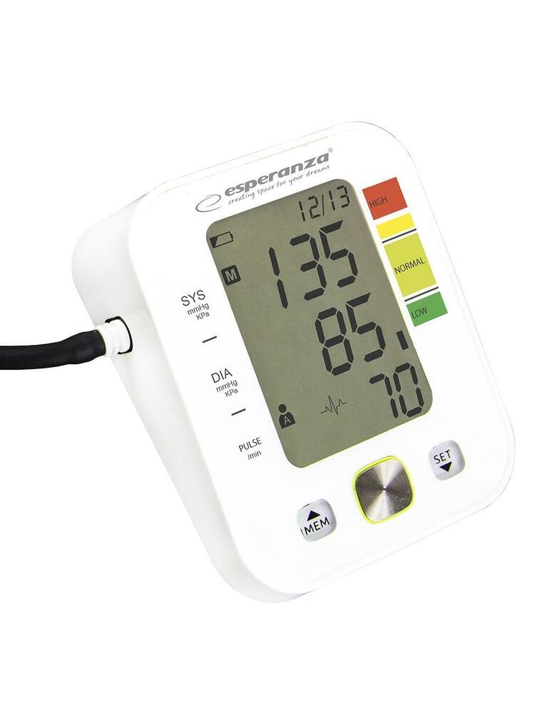 Kraujospūdžio matuoklis ESPERANZA ECB003 -VERVE ARM BLOOD PRESSURE MONITORIUS  