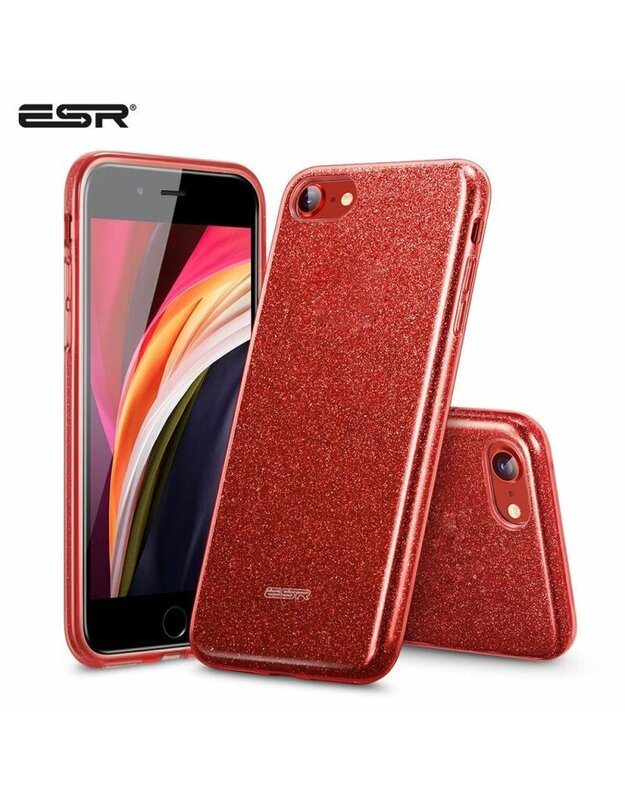 ESR tpu cover nugarėlė skirta iPhone 7/8/SE2 raudona