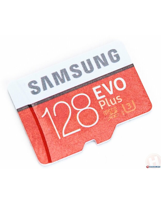 Samsung 128GB EVO Plus Micro SDXC C10/U3/4K R:100MB/s & W:90MB/s -MB-MC128GA