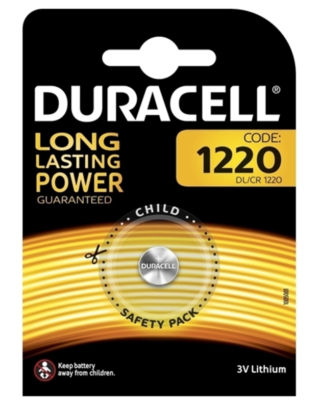 Elementas Duracell, CR1220 (DL1220), 1vnt. 