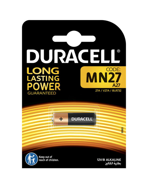 Duracell MN27 Alkaline 12V elementas