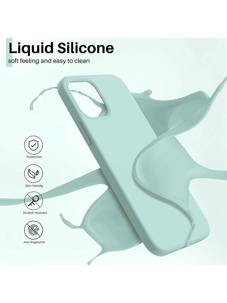 Dėklas Liquid Silicone 1.5mm Xiaomi 13 mėtinis