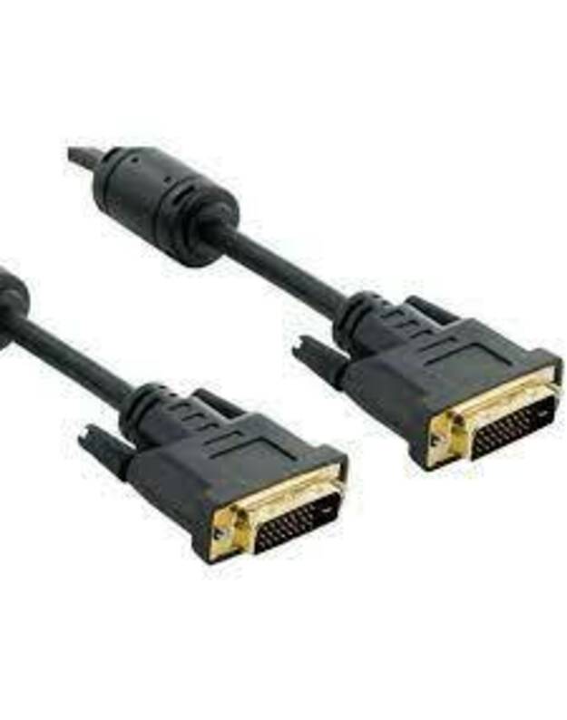 4World DVI-D (24+1) M/M, 3m kabelis 