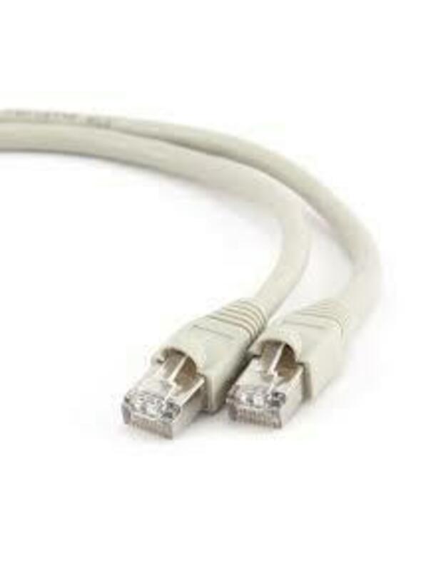 Gembird UTP Cat6 Patch cord, grey, 5 m (PP6U-5M) - Lan kabelis 