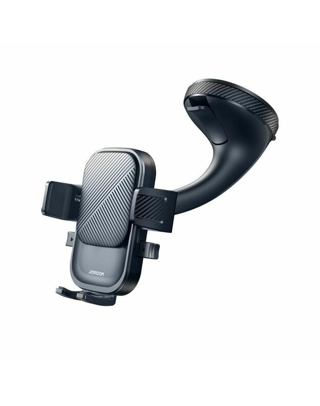 Juodas automobilinis telefono laikiklis Joyroom JR-OK6 (windshield)