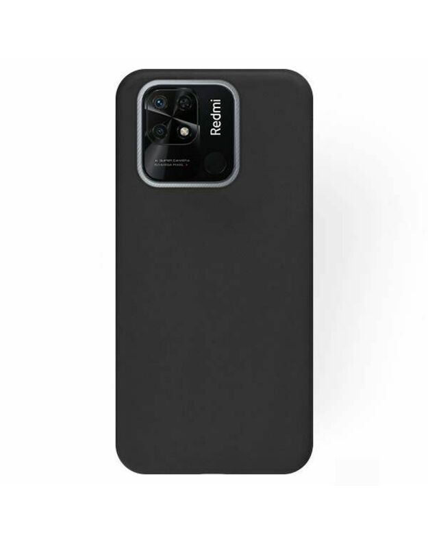 Juodas dėklas Xiaomi Poco C40 "Rubber TPU"