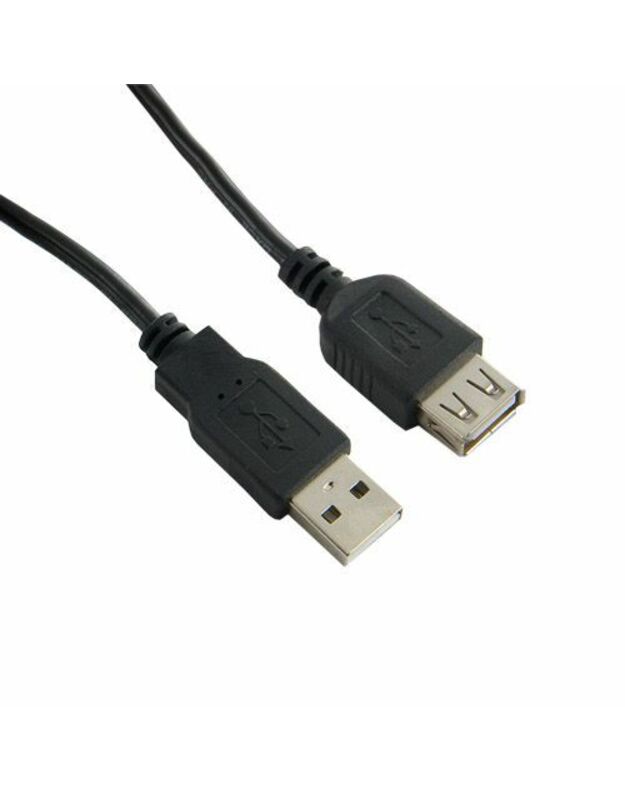 4World USB Extension Cable 2.0 type A-A M/F 0.75m