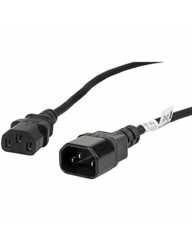 4World Power Extension Cable IEC320 C13/C14, 1.8m