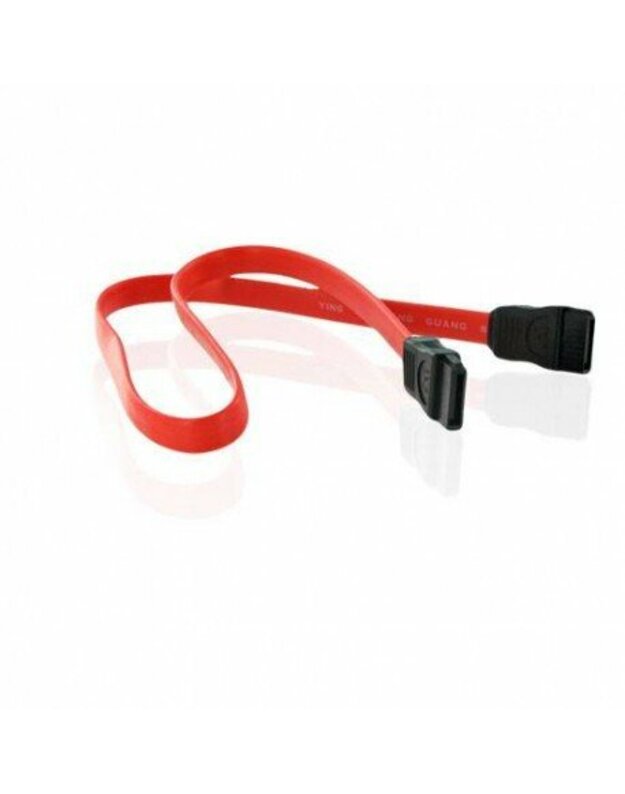 4World SATA Data Cable, red, 1m