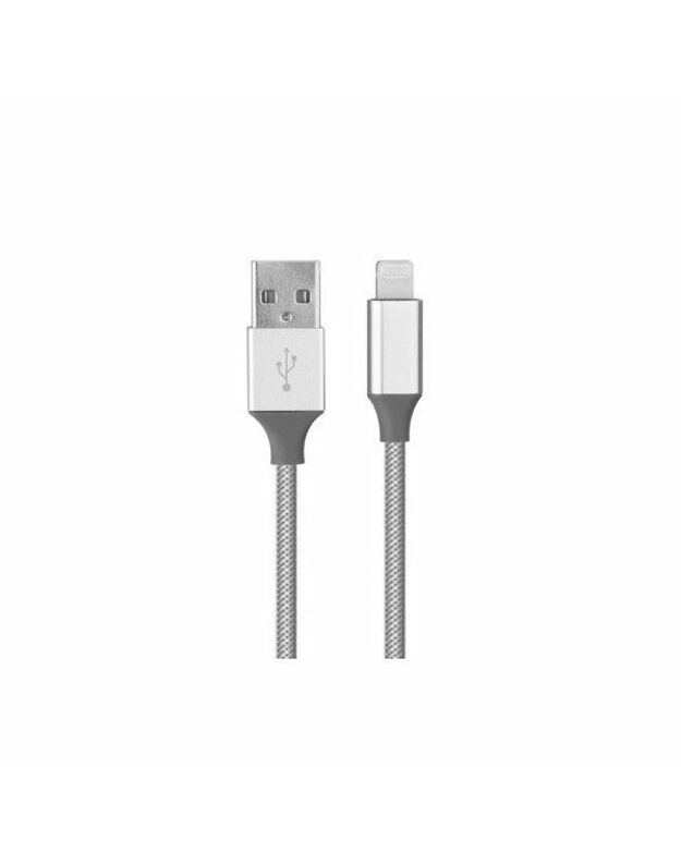 „Cablu Lighting“ / „iPhone USB“ - apšvietimas 1m metalinis