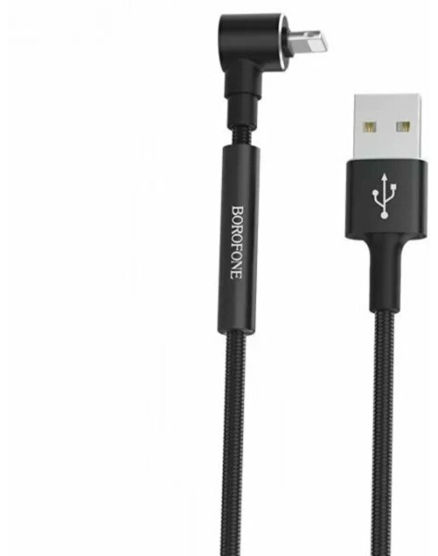 Borofone BU6 Bracket Lightning Charging Cable Data - Black