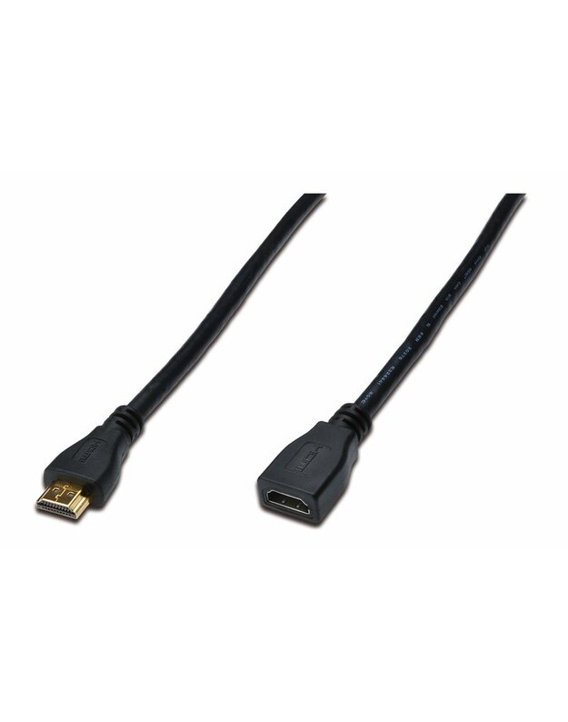 DIGITUS HDMI High Speed ​​su Ethernet pratęsimo kabeliu