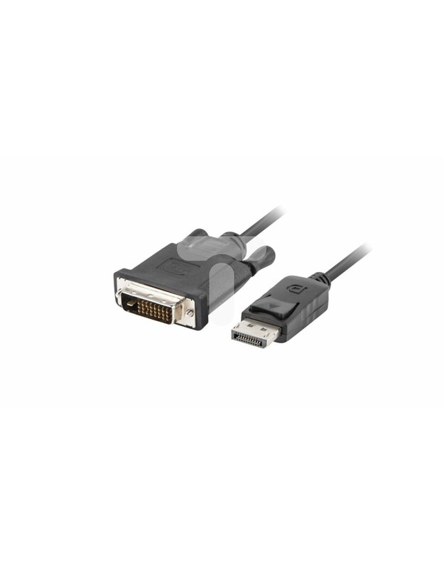 Lanberg cable Displayport(M) V1.2->DVI-D(M)(24+1) 1m Black DUAL LINK