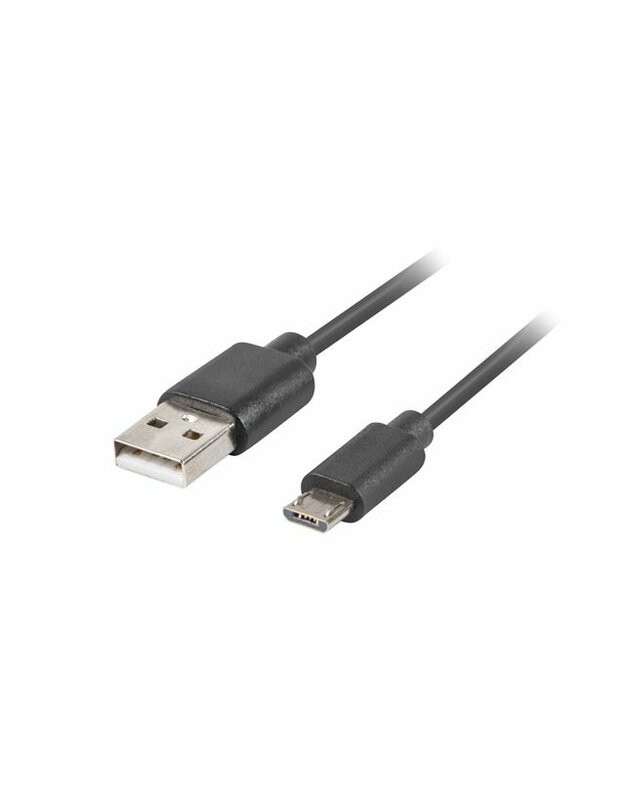 Lanberg cable Quick Charge 3.0, USB Micro-B(M)->A(M) 1M juodas