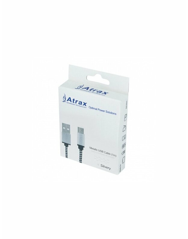 ATX universalus „Micro USB“ duomenų kabelis išmaniesiems telefonams ir planšetiniams kompiuteriams (sustiprintas)