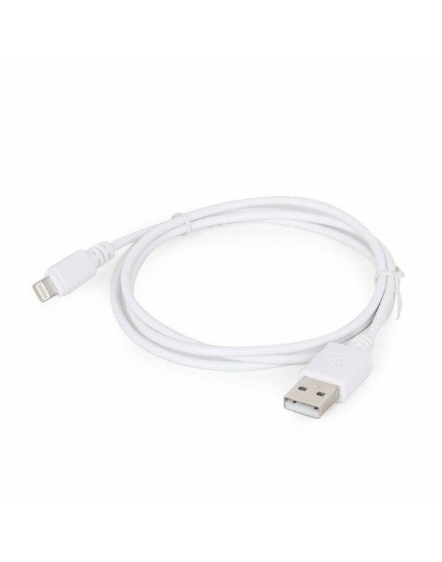 USB - 8 kontaktų sinchronizavimo ir įkrovimo laidas, baltas, 0,1 m Lightning