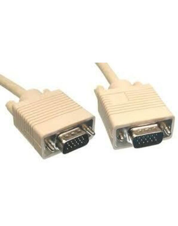 Kabelis 4World Monitor Cable SVGA D-Sub15 M/M 1.8m juodas