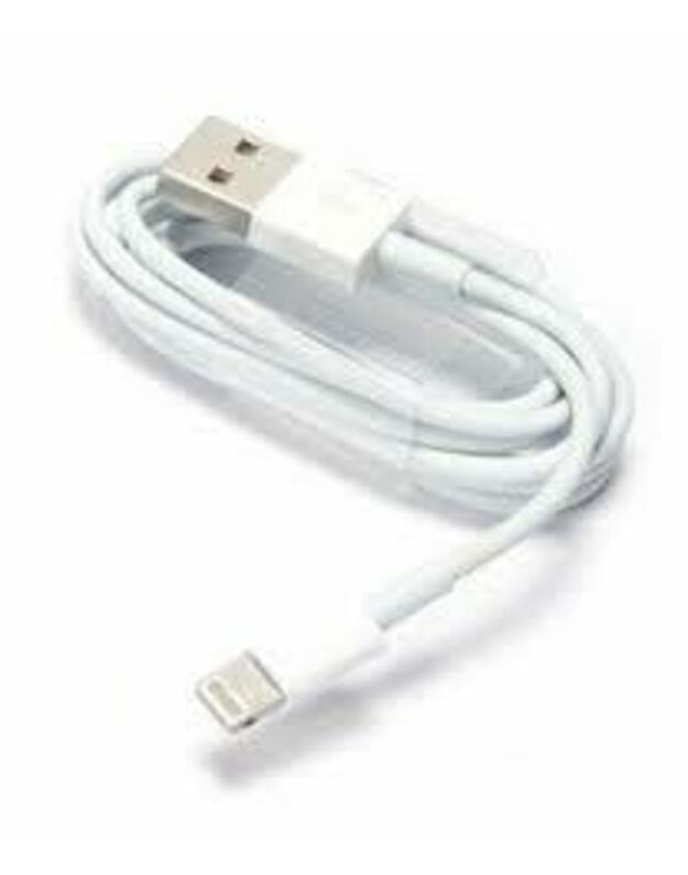„Lightning“ USB kabelis - baltas