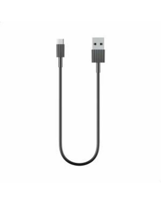 USB kabelis Remax FastCharging RC-120a Type-C 2.1A juodas 0.3m 