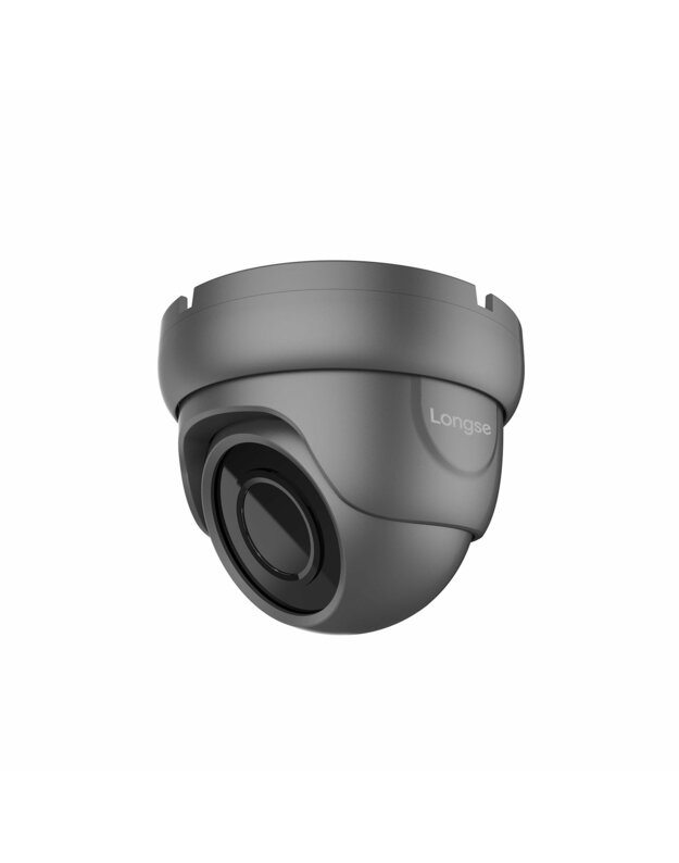 IP KAMERA LONGSE LIRDBASS500/DGA, TAMSIAI PILKA, 5MP, 2,8MM, POE, MICROSD, INTEGRUOTAS MIKROFONAS