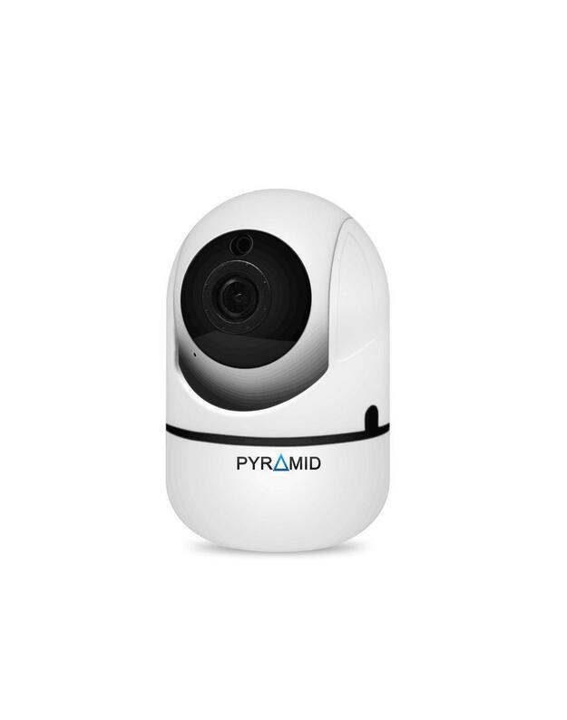 IŠMANIOJI WIFI KAMERA SU ŽMONIŲ DETEKCIJOS FUNKCIJA PYRAMID PYR-SH200XA-AI, SU WIFI IR MICROSD JUNGTIMI BEI MIKROFONU, HD 1080P