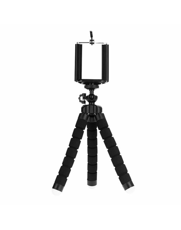 Laikikliai Tripod, Lankstus trikojis stovas mobiliems telefonams, stalinis, iki 25cm