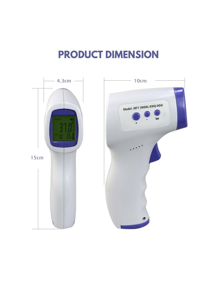 Bekontaktis infraraudonųjų spindulių termometras Jabees JBT1