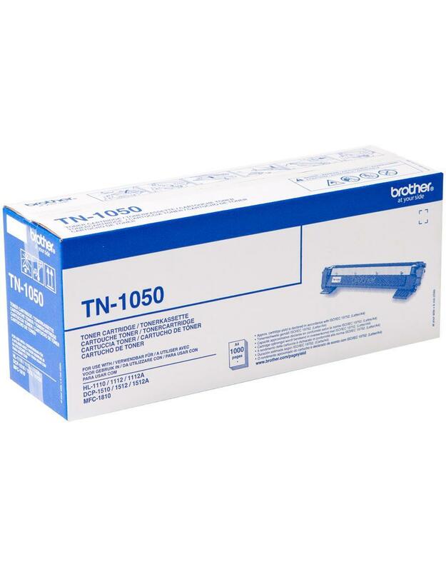 Brother TN-1050 Toneris Cartridge, Juodas