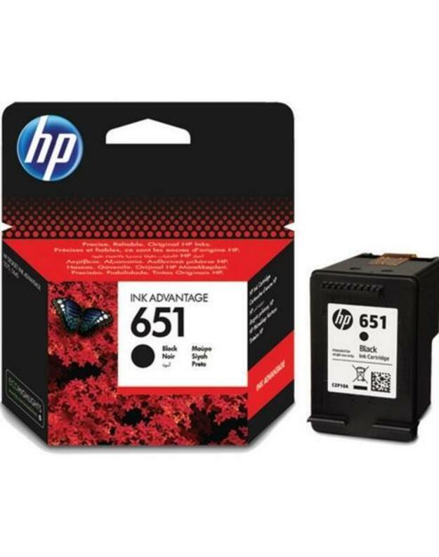 HP 651 Juodas Original Ink Advantage Cartridge