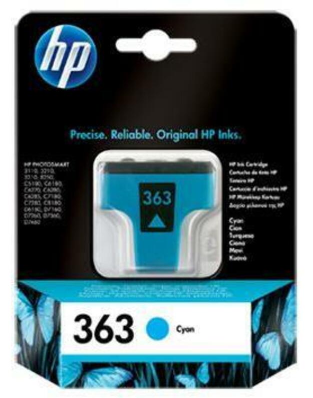 HP 363 cyan original ink cartridge