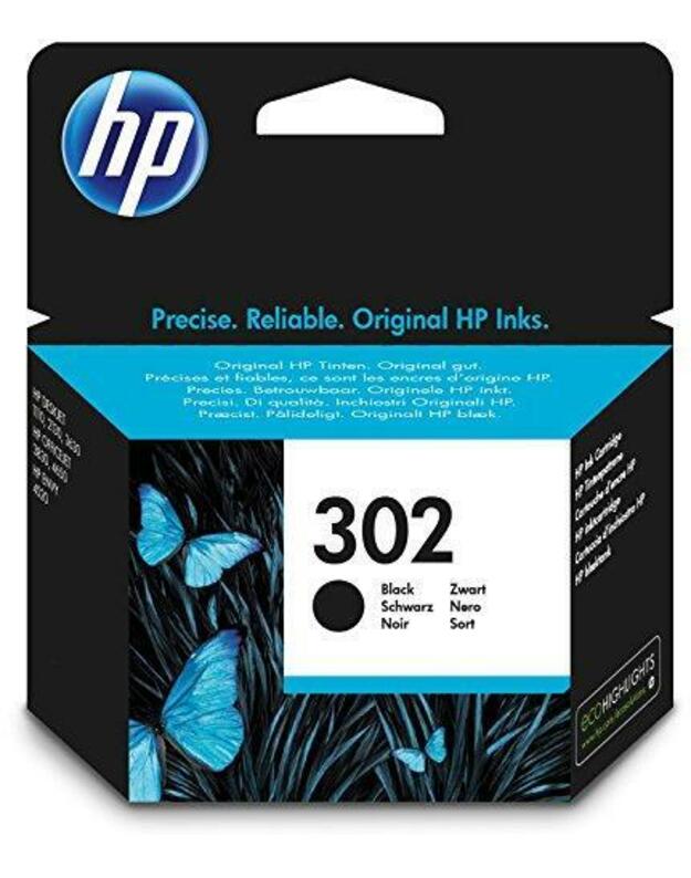 HP 302 ink cartridge juodas