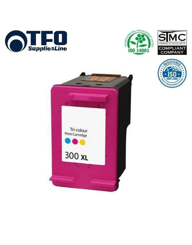 TFO HP 300 XL CC644EE 3-Color INK Cartridge 15ml for DeskJet F2480 D2560 etc HQ Premium Analog  