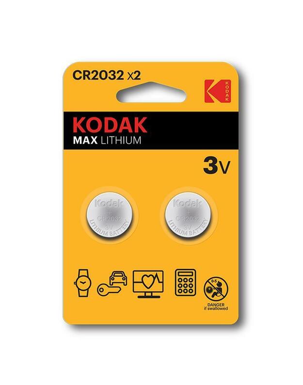 Kodak CR2032 - Single-use battery - CR2032 - Lithium - 3 V - 2 pc(s) - 210 mAh