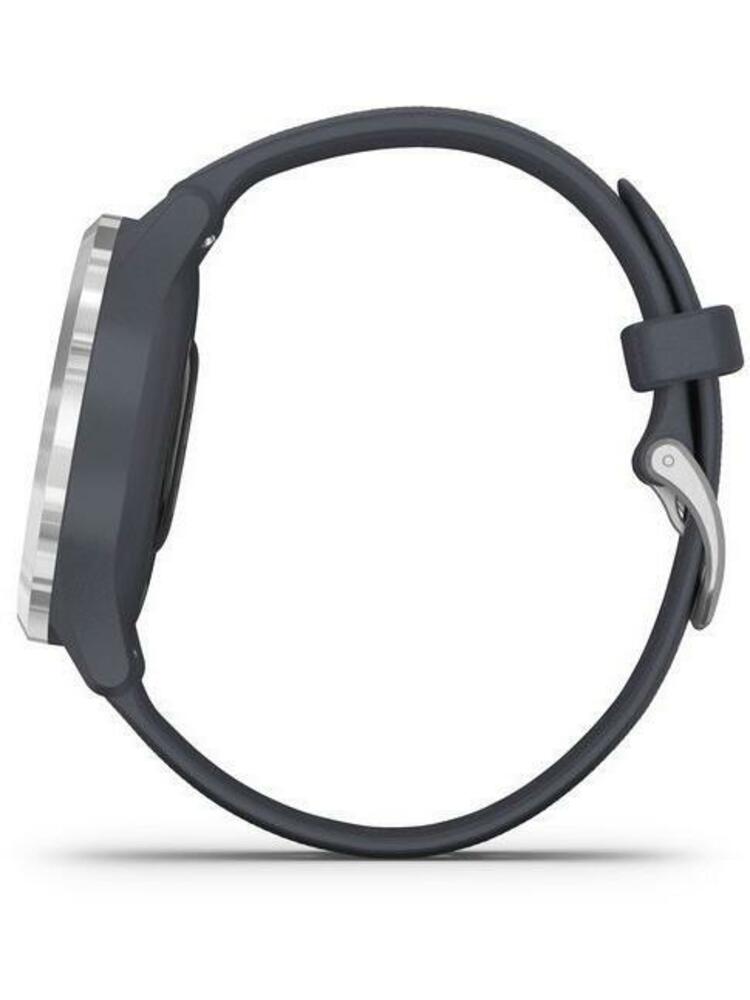 Garmin vivomove 3S S/E Sport, Sidabrinis su granito mėlynumo dirželiu