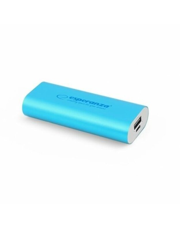 Atsarginis maitinimo šaltinis ("Power Bank") Powerbank Esperanza 4400mAh, Mėlynas