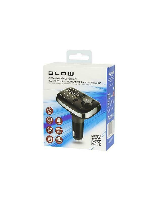 BLOW 74-147# Bluetooth audio transmitter 10 m Black BLOW