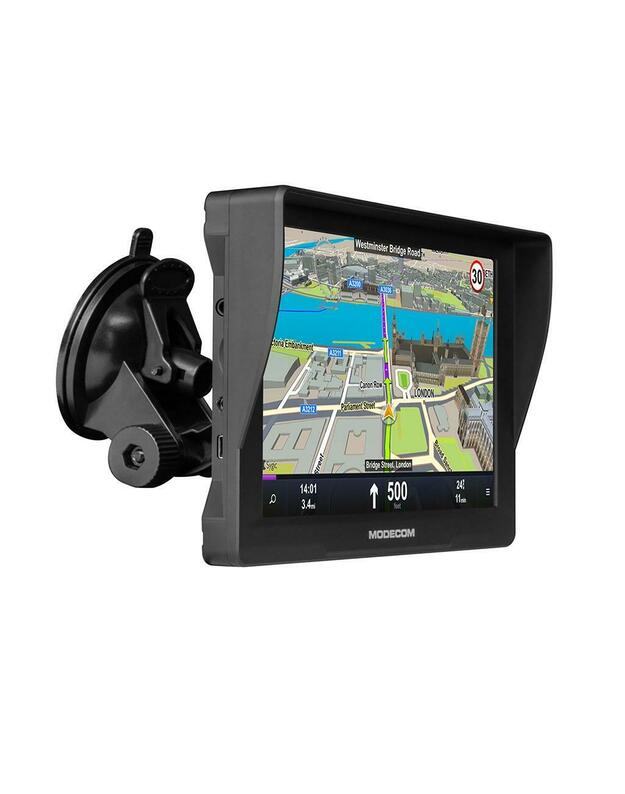 Modecom FreeWAY SX 7.3 IPS + Mapfactor EU - 7" GPS navigacija lengviesiems automobiliams ir sunkvežimiams