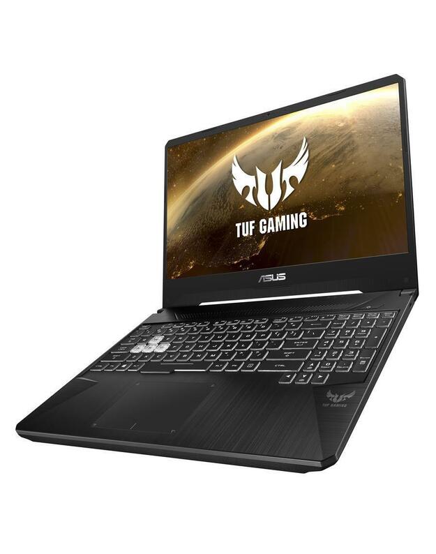 Nešiojamas kompiuteris ASUS TUF Gaming FX505DT-BQ051 Juoda 39,6 cm (15.6") 1920 x 1080 pikseliai AMD Ryzen 5 8 GB DDR4-SDRAM 512 GB SSD NVIDIA GeForce GTX 1650 Wi-Fi 5 (802.11ac)  