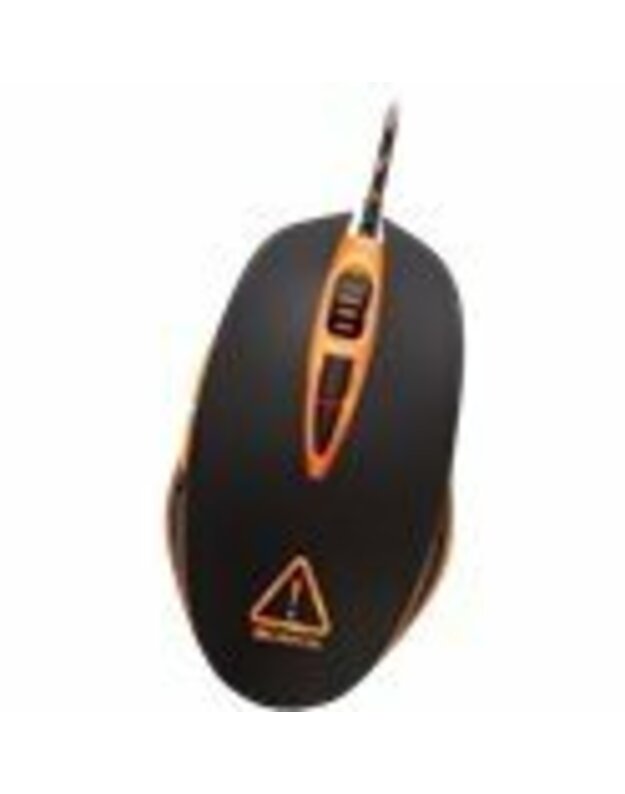 CANYON Optical gaming mouse, adjustable DPI setting 800/1600/2400/4800, LED backlight, Black, cable length 1.55m, 126*70*42mm, 0.144kg 