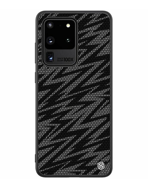 Juodas dėklas Samsung Galaxy S20 Ultra telefonui "Nillkin Twinkle Hard Case"