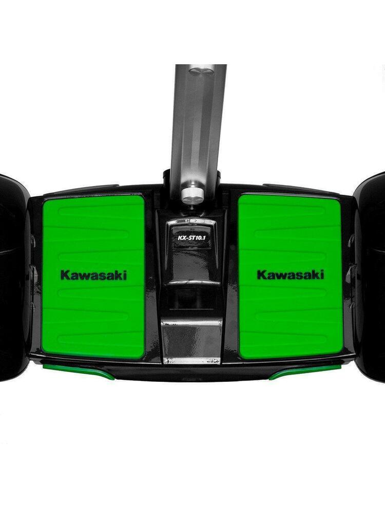 Kawasaki KX-ST10.1 self-balancing scooter 20 km/h Juodas,Green 4400 mAh