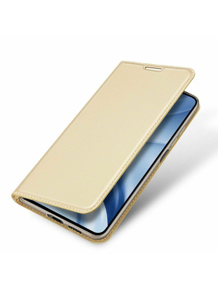 Auksinis atverčiamas dėklas Xiaomi Redmi Note 9 "Dux Ducis Skin Pro"
