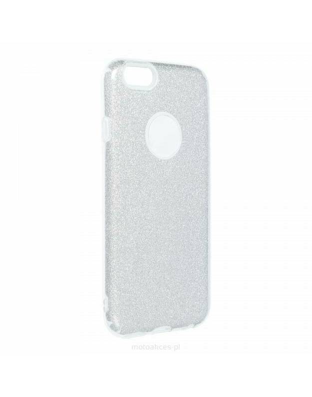 Blizgus galinis dangtelis iPhone 6/6S Silver