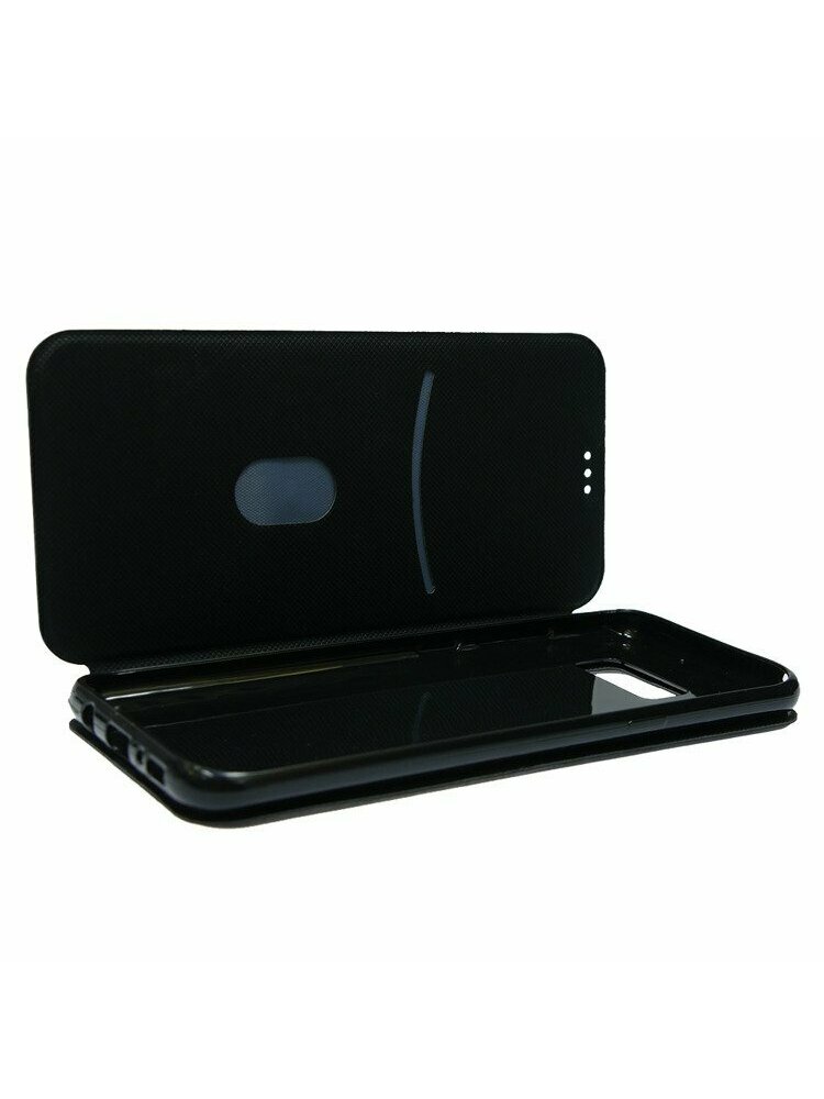 Black Flexi Book Smart Solid Samsung Galaxy S8 + Plus dėklas