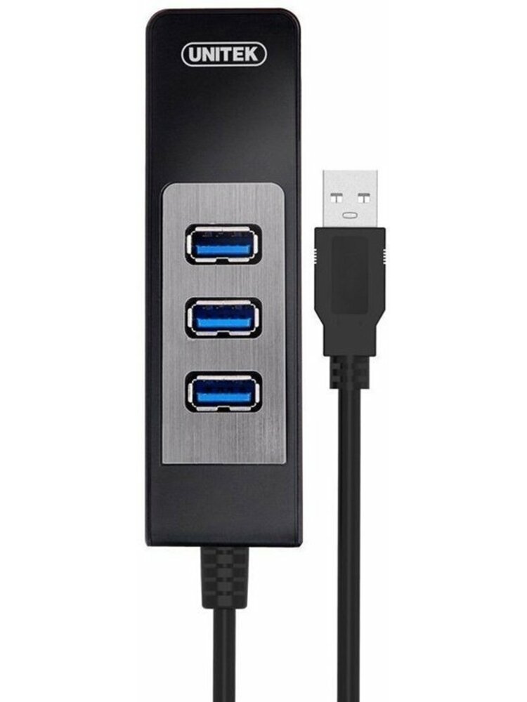 Unitek - Adapter USB3.0 to Gigabit + hub 3x USB3.0; Y-3045