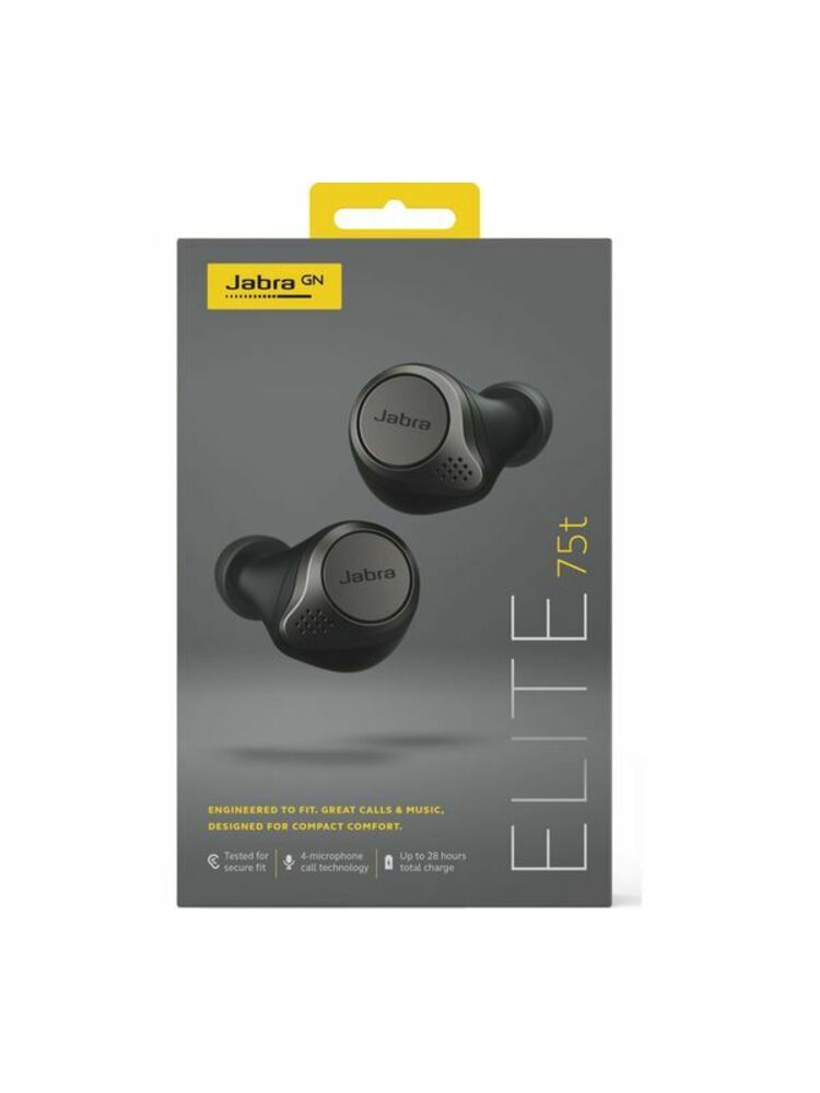 Jabra Elite Active 75t, Titanium Black